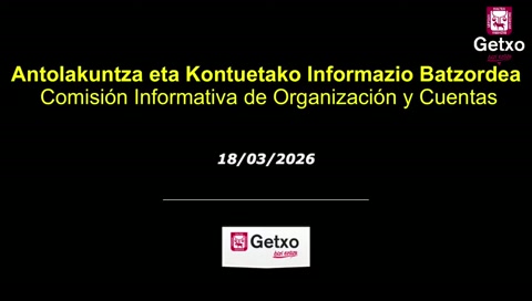 2026ko martxoko  Antolakuntza eta Kontuetako Batzorde Informatiboa/Comisión Informativa de...