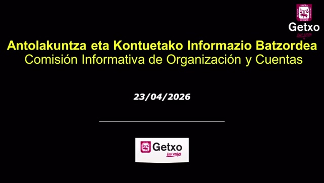 poster 2026ko Apirileko  Antolakuntza eta Kontuetako Batzorde Informatiboa/Comisión Informativa de...