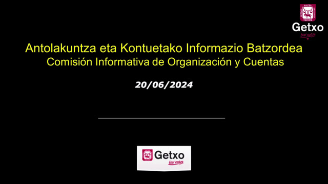 2024ko ekainako Antolakuntza eta Kontuetako Batzorde Informatiboa/Comisión Informativa de...
