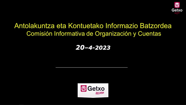 2023ko apirileko Antolakuntza eta Kontuetako Batzorde Informatiboa/Comisión Informativa de...